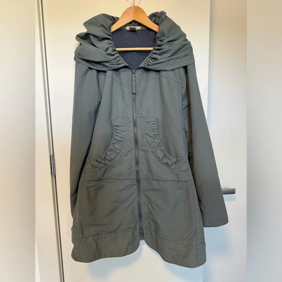 Prairie Underground Long Grey Raincloak - Size Large - Picture 1 of 7